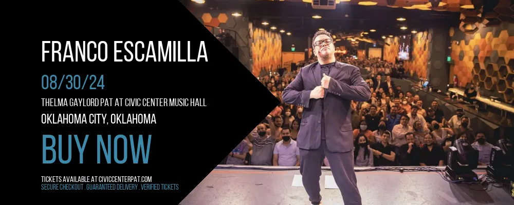 Franco Escamilla at Thelma Gaylord PAT At Civic Center Music Hall